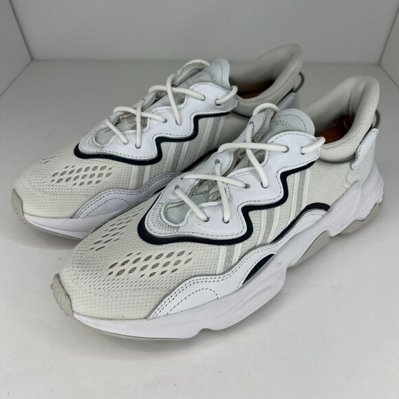 Adidas Mens 004001 White Ozweego Chalk Mesh Lace Up Size